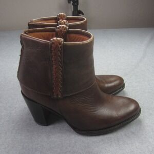 Two24 Ariat Boots Women US 7.5B Brown‎ Suances Leather Ankle Western Spain